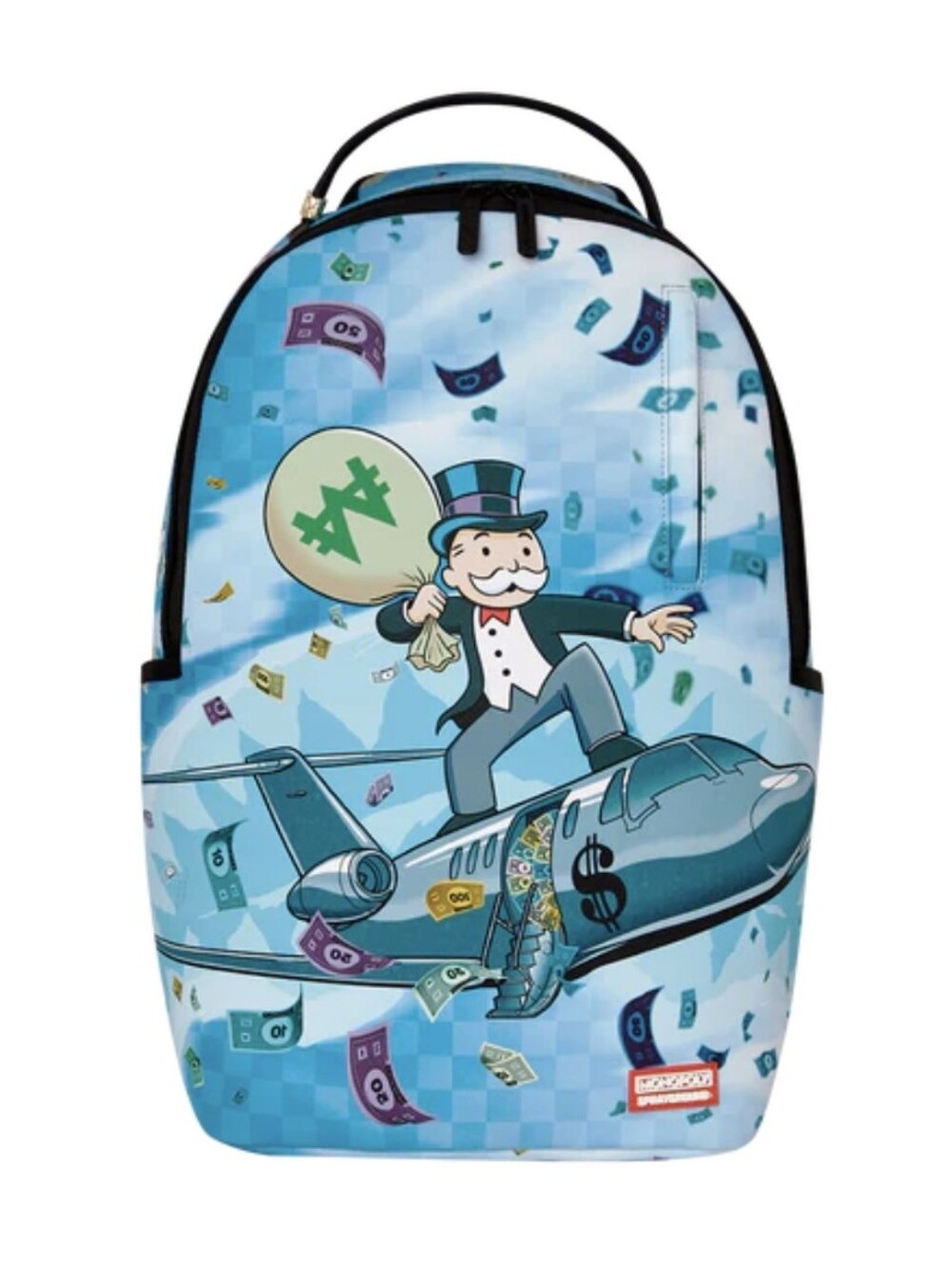 Sprayground Monopoly Jet Rider Backpack - Picture 1 of 10